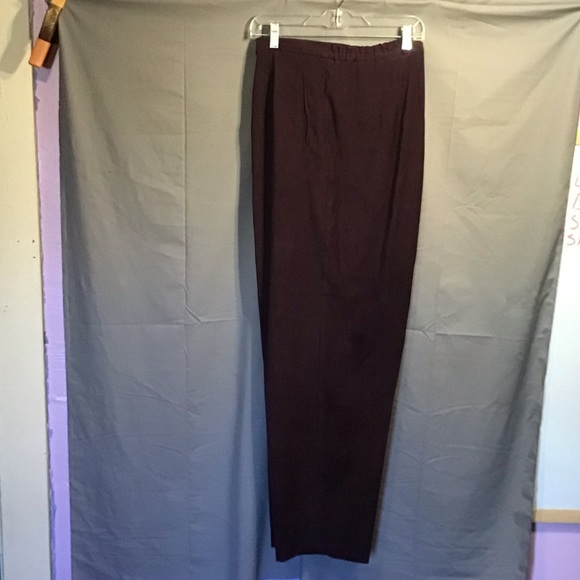 LARRY LEVINE woman’s plus size pants size 24 purple - Picture 2 of 7